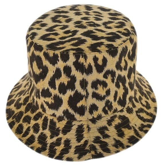 Christian Dior Beige Brown Leopard Bucket Hat main image 6